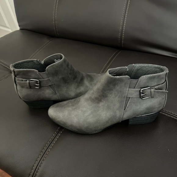 Esprit Dark Gray Booties Sz 11 - Picture 4 of 7
